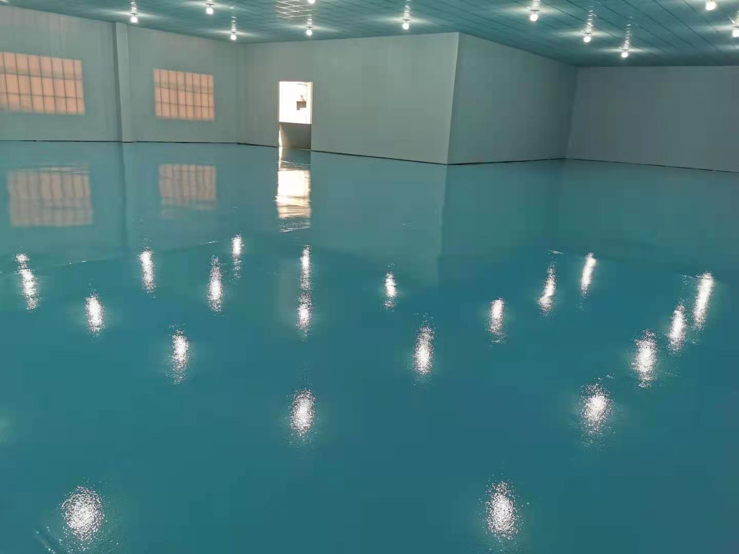 先锋口罩厂环氧树脂砂浆平涂地板项目1